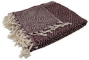 Hammam towel Diamond bottle green 100x180cm