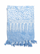 Himmlischer Garten Lunghi Sarong Pareo Tuch, elegantes Hamamtuch in lebendigen Farben, 160x115cm, von Mana Shop