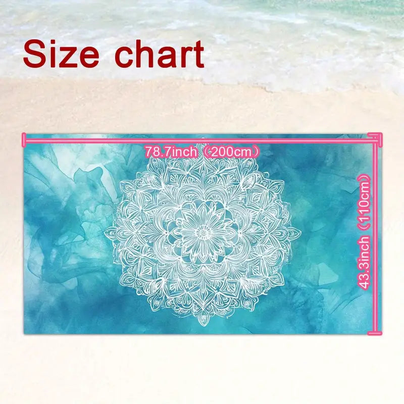 Bohemian Lunghi Sarong Mandala Chiffon Strandtuchrock