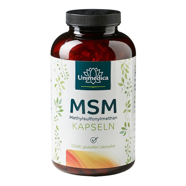 MSM - 1600 mg - hochdosiert - 365 Kapseln