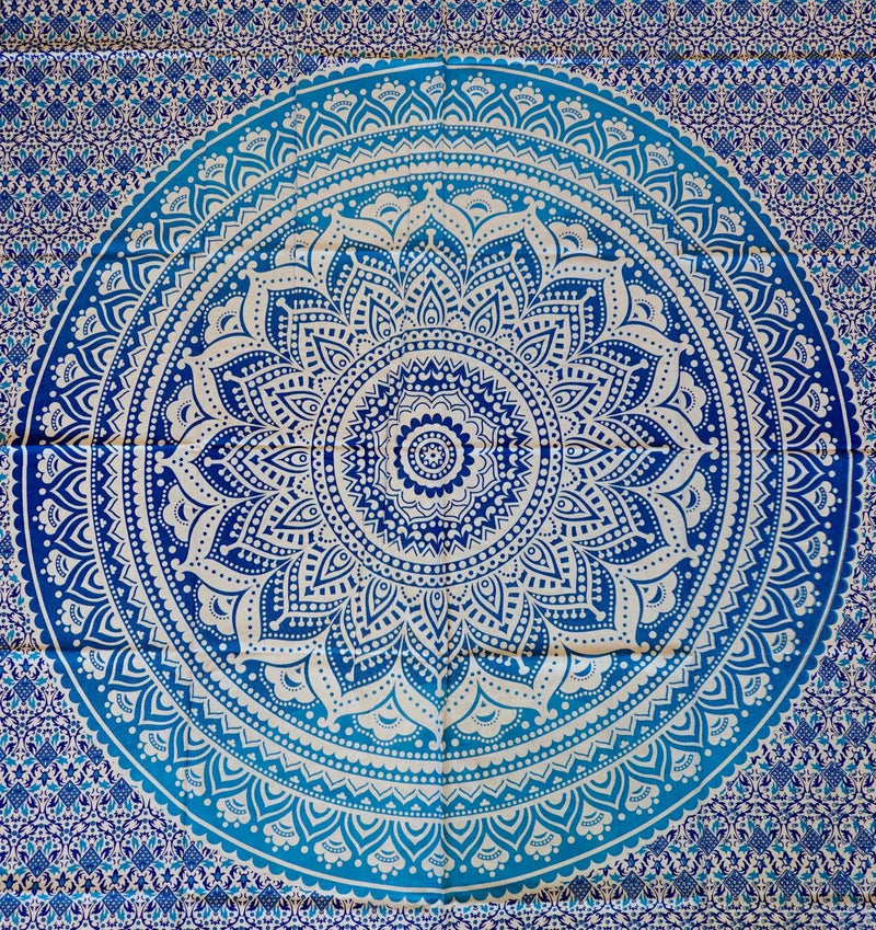 Tissu rituel, tissu mural, mandala 200x220cm