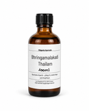 Ayurvedisches Kopf- und Haaröl Bhringamalakadi von Midgard Kalari, 100 ml, spezialisiertes Haaröl in Flasche.