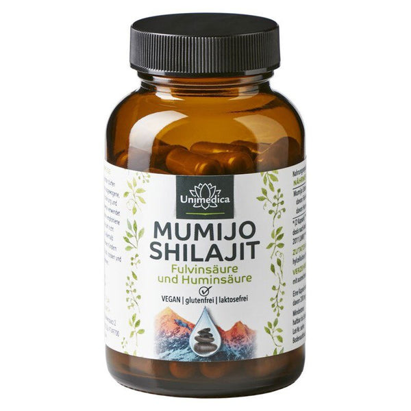 Mumijo Shilajit - 800 mg - Huminsäure und Fulvinsäure aus dem Himalaya