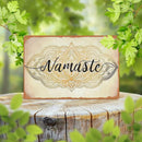 Namaste Aluminum Wall Sign 8" x 12"