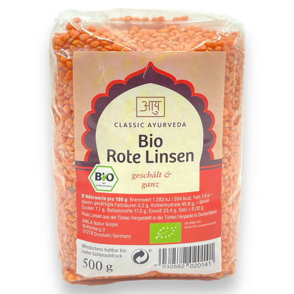 Lentilles rouges bio 500g