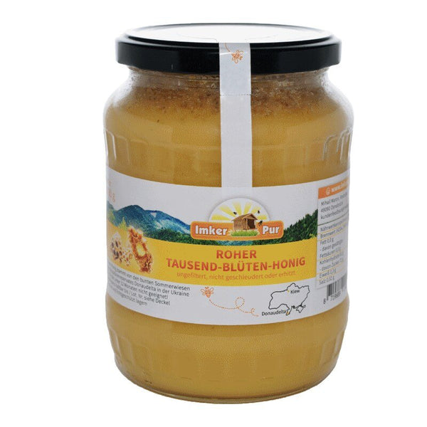 Raw Thousand-Flower Honey - Pure Beekeeper - 1 kg