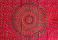 Tissu rituel, tissu mural, mandala 200x220cm