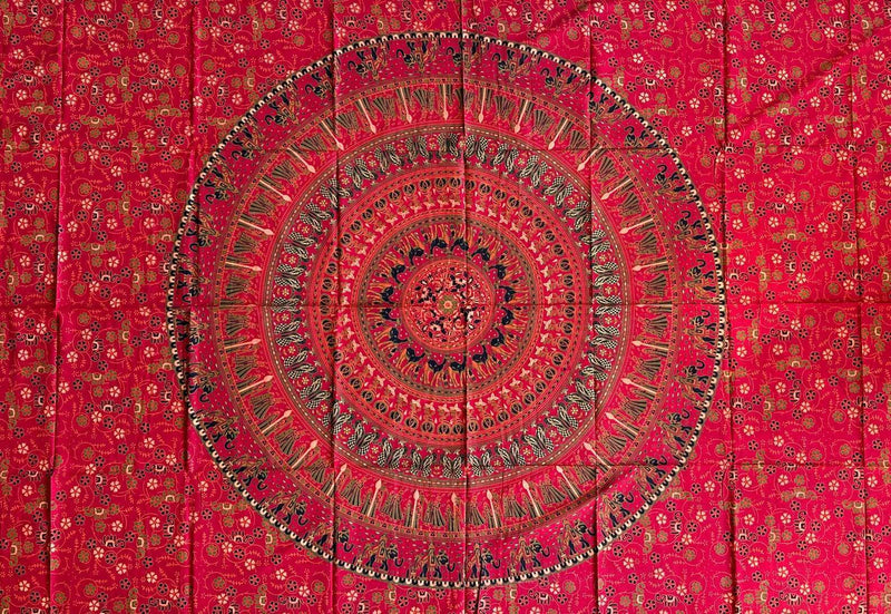Tissu rituel, tissu mural, mandala 200x220cm