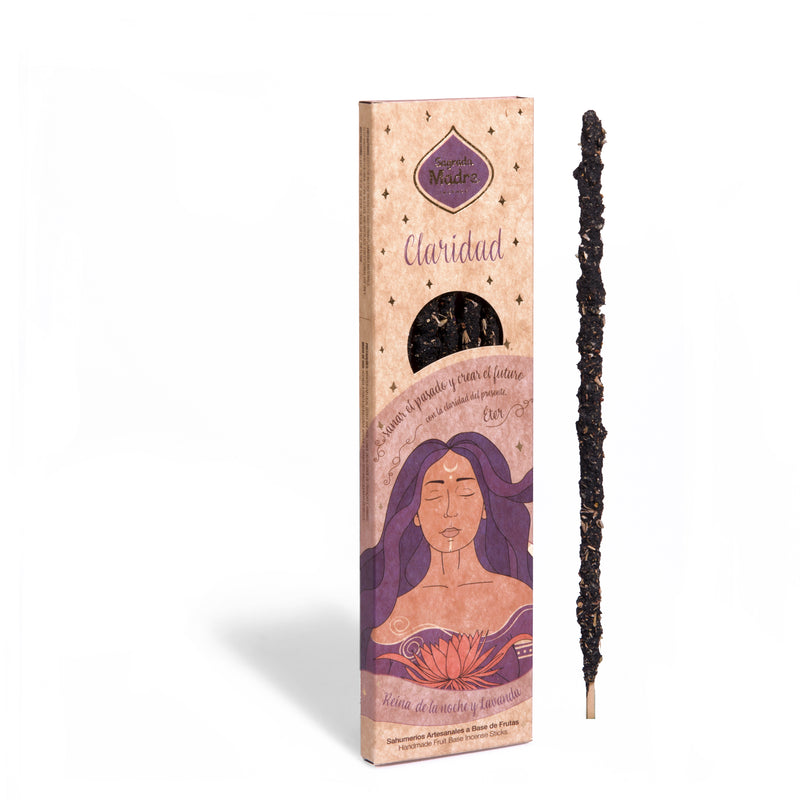 Sagrada Madre Clarity – Handgefertigte Räucherstäbchen für Reinigung, klare Energie, Meditation & Fokus