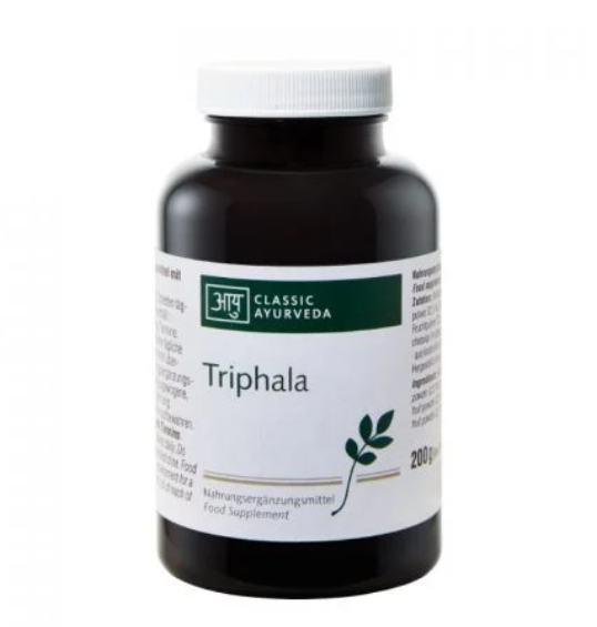 Triphala capsules organic 60g