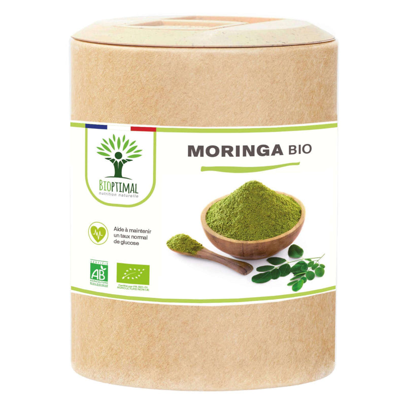 Moringa bio - Glycémie, perte de poids - Complément alimentaire - en capsules