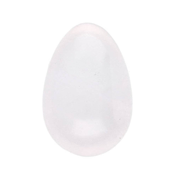 Yoni Small White Quartz Egg 