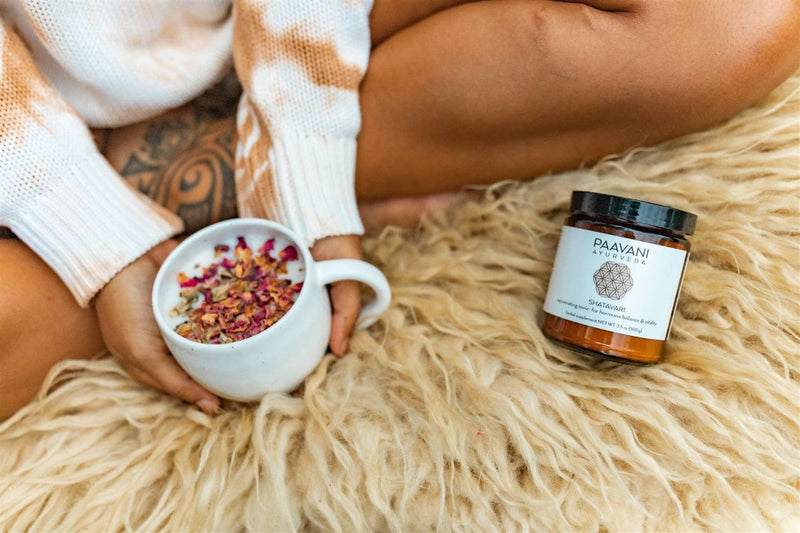 PAAVANI Ayurveda - Ayurveda-Kraut von Shatavari für Stress und hormonelles Gleichgewicht