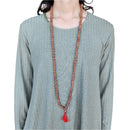 Yak & Yeti - Rudraksha Gebetskette mit Knoten