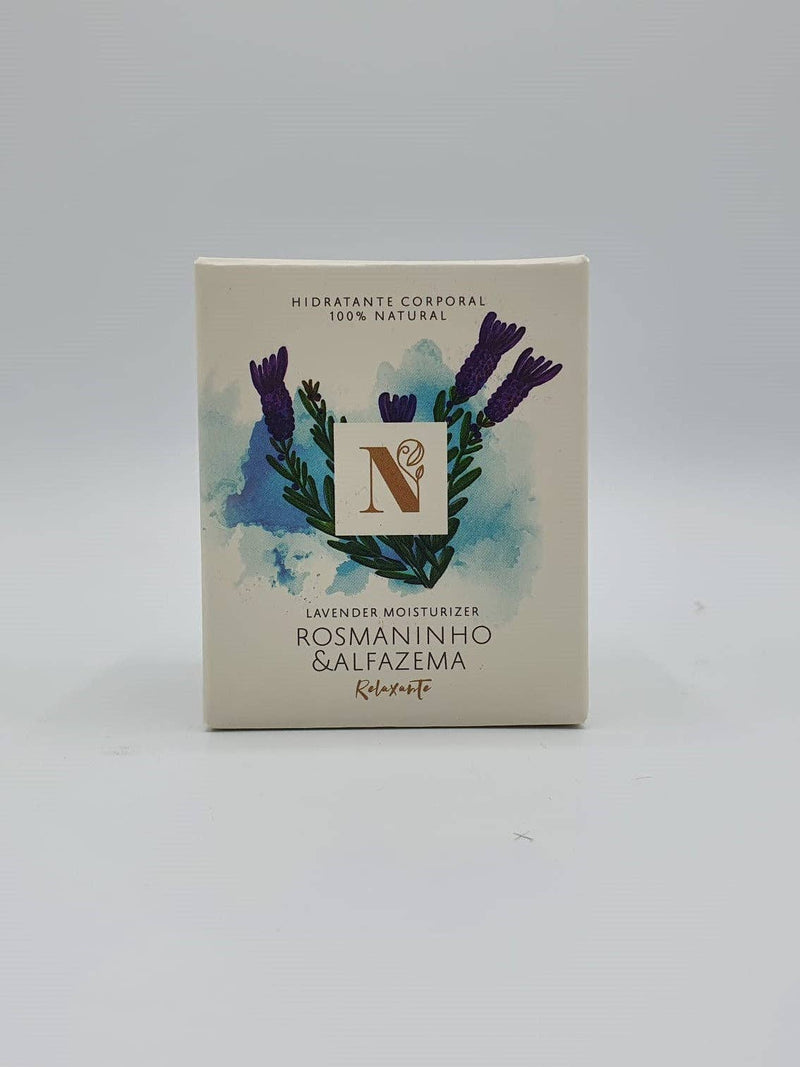 d'Natureza - Saboaria da Serra, Lda - Rosmarin- und Lavendel-Körpercreme 75 ml - Beruhigende Intensivpflege aus der Natur