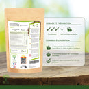 Organic hemp protein powder - 50% protein - Vegan - optimal digestibility