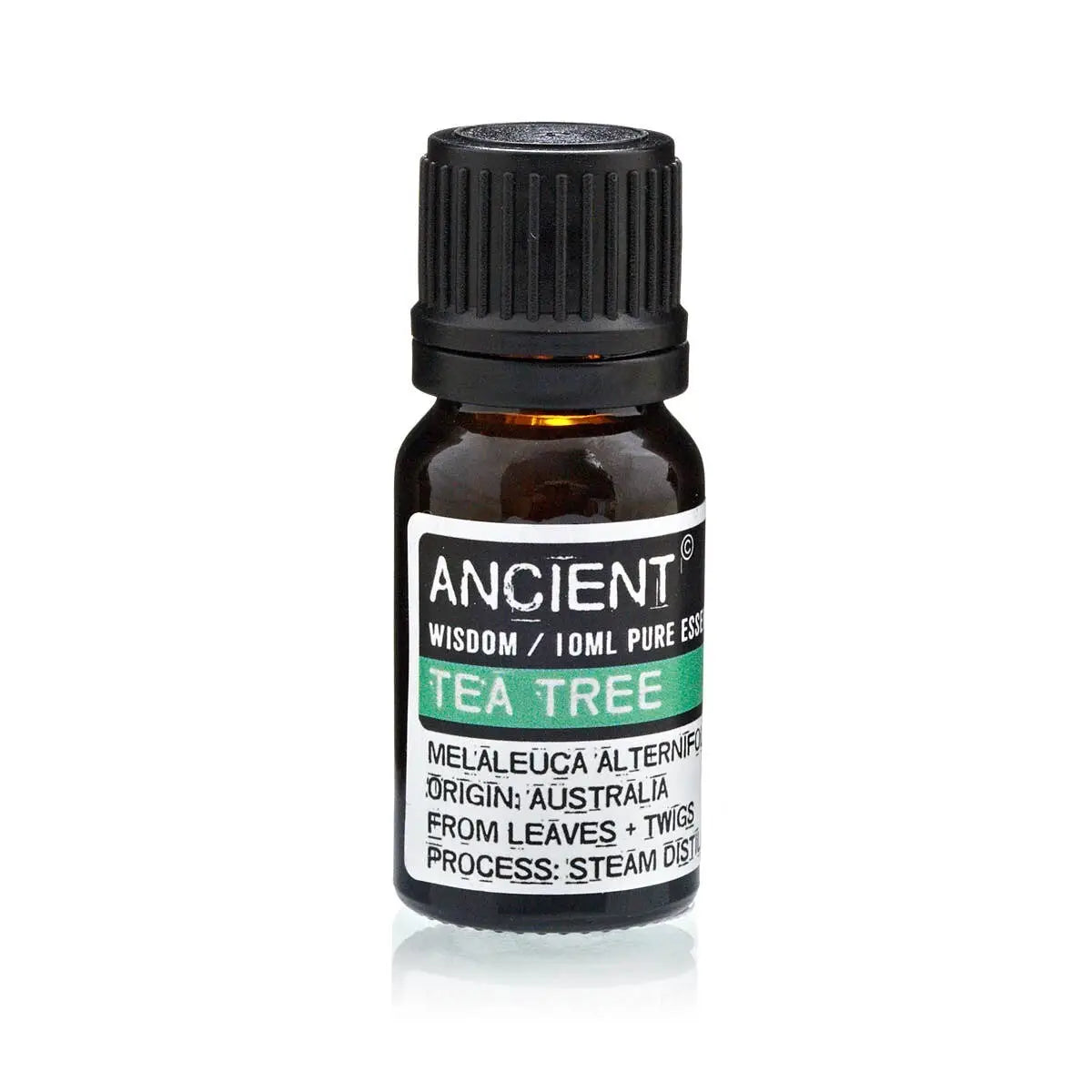 Ätherisches Teebaumöl in 10 ml Flasche, natürliches ätherisches Öl von AW Artisan, bernsteinfarbenes Fläschchen, reine Qualität