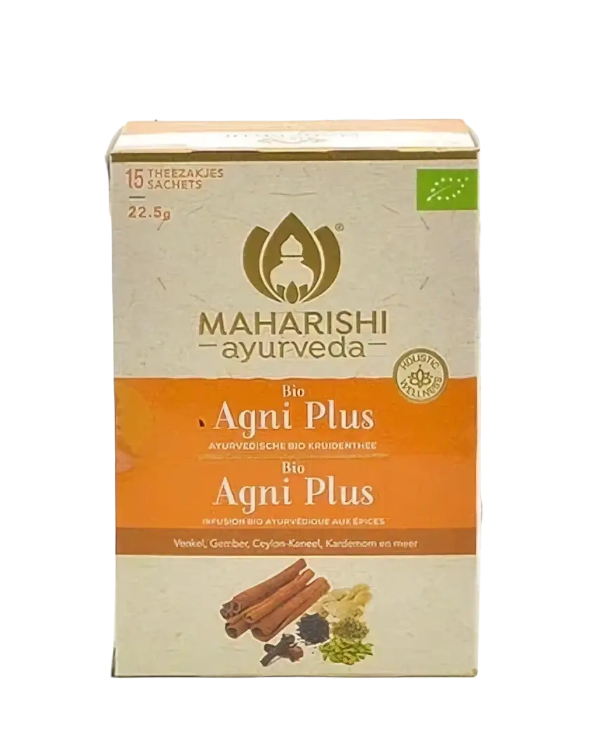 Maharishi Agni Plus Bio T-Shirts, 15 Stück, aus biologischer Baumwolle, bequeme und nachhaltige T-Shirts im Set