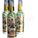 Klarer glasflasche mit gold weißem etikett murray & langman florida water cologne new york für agua de florida energetische reinigung