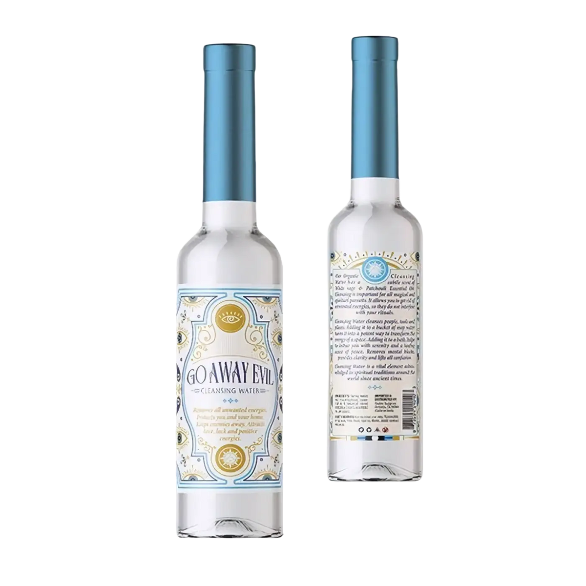 Green Tree Candle Agua de Florida Go Away Evil Duftwasser in 221 ml Flasche, erfrischendes Reinigungswasser mit ätherischen Ölen