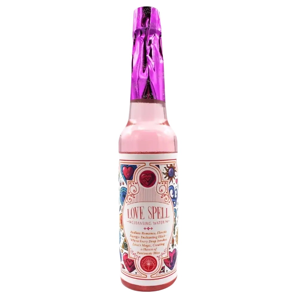 Agua de Florida Love Spell Duftwasser von Green Tree Candle, magische Energie für Reinigung und Manifestation, Flasche mit Flüssigkeit