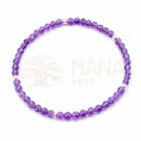 Facettiertes Amethyst-Armband mit 4 mm Steinen von GangaPrem, elegantes Edelsteinarmband für Achtsamkeit und innere Ruhe