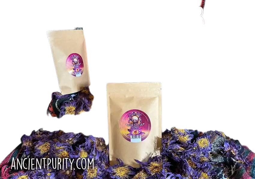 Ancient Purity Blaue Lotusblume Tee, 20g, Sri Lanka, ganze Blüten, für luzides Träumen, natürliche Teemischung