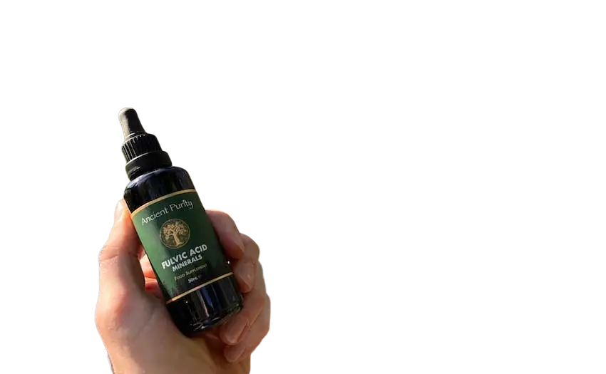 Ancient Purity Fulvinsäure-Mineralien Nahrungsergänzungsmittel in 50 ml Flasche, biologisch aktive Mineralien, natürliche Inhaltsstoffe