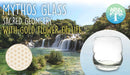 Heilige Geometrie Glas 250ml von Ancient Purity mit Goldblume des Lebens, elegantes Glas mit goldenen geometrischen Mustern