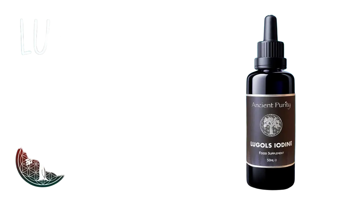 Ancient Purity Lugolsche Jodlösung in 50 ml Flasche, hochdosierte Nahrungsergänzung mit Originalformel, sichere Jodstärke