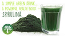 Ancient Purity Spirulina & Chlorella Pulver in 300g Packung, Bio-Nahrungsergänzung, grüne Pulver im Glas