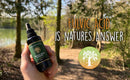 Ancient Purity Fulvinsäure-Mineralien Nahrungsergänzungsmittel Flasche mit 50 ml Inhalt, Fokus auf Produktflasche und Etikett