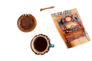 Ein brauner papiersack pau d’arco 180g mit inner bark zur unterstützung des immune systems und mitochondrien