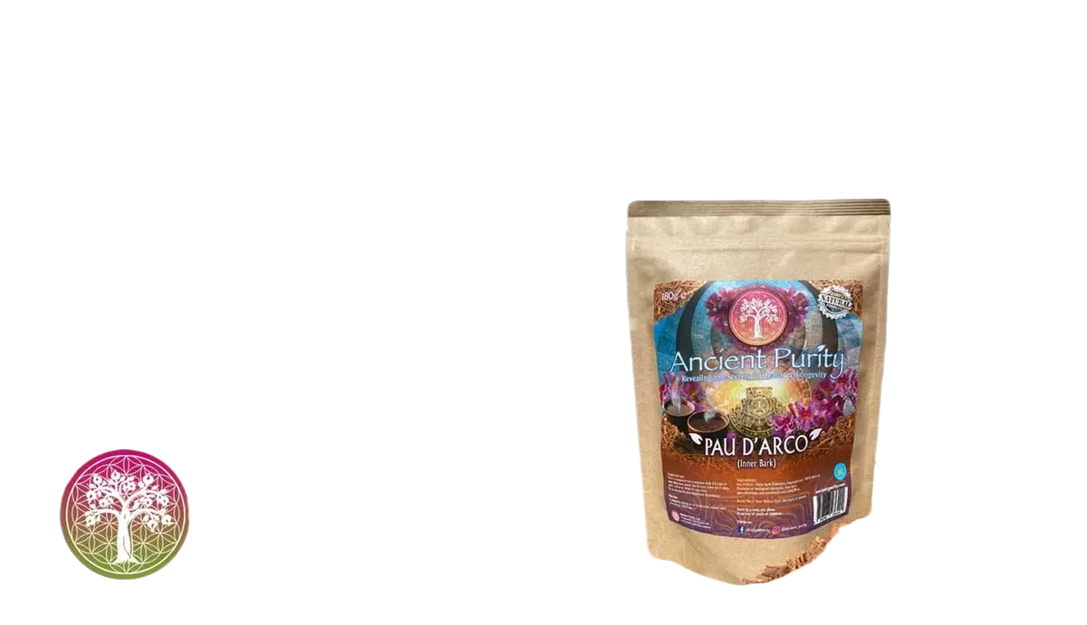 Ancient Purity Pau d'Arco Innere Rinde Nahrungsergänzung, 180g, für Mitochondrien, NAD+ und braunes Fett, in Dose.
