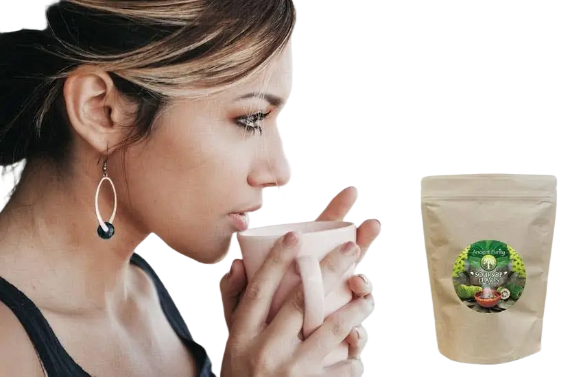 Ancient Purity Soursop-Blätter Tee in beigem Standbodenbeutel, 20g, frische und getrocknete Blätter für natürlichen Genuss
