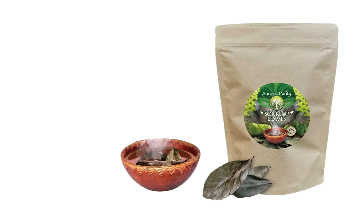 Ancient Purity Soursop-Blätter Tee in wiederverschließbarem Beutel, 20g, naturbelassene Blätter für Tee-Zubereitung