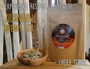 Ancient Purity Jilungin Traumtee in 50g, indigener westaustralischer Tee mit getrockneten Blättern und Kräutern.
