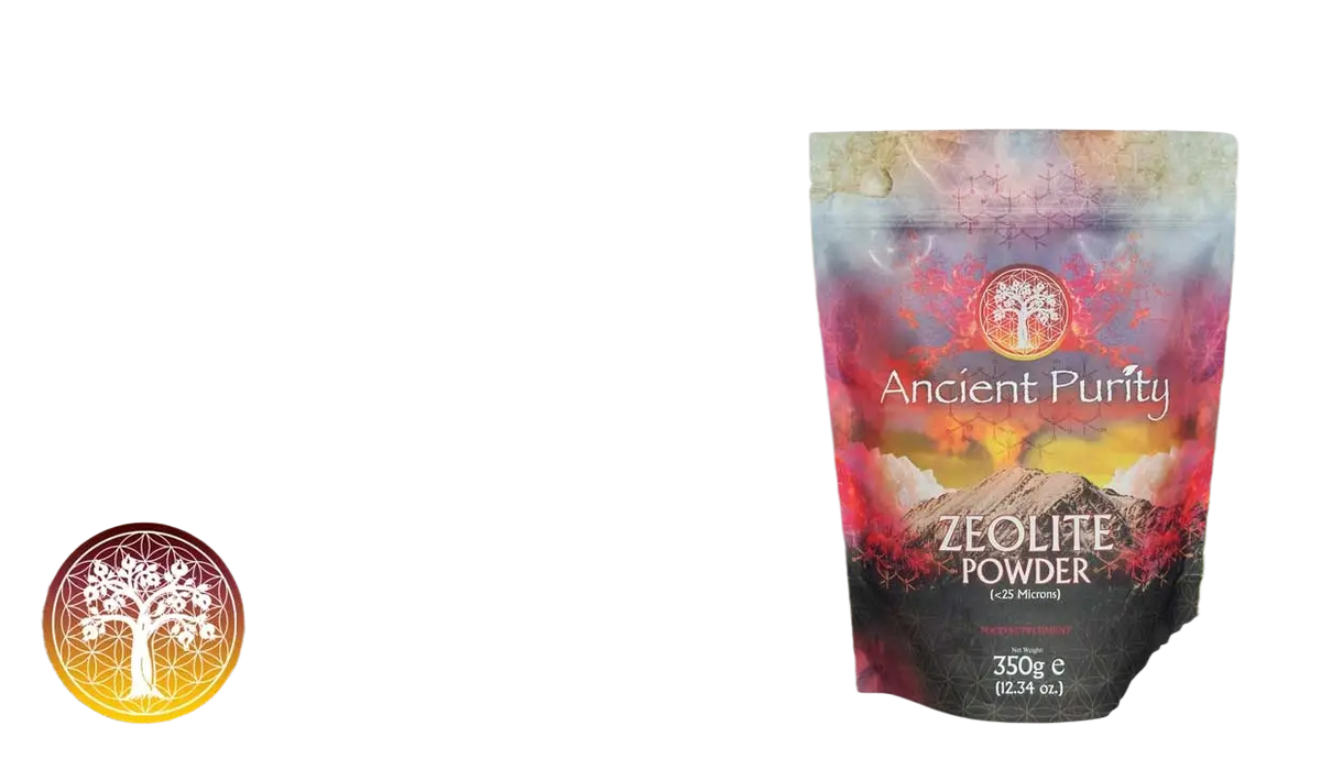 Feines Zeolith Pulver von Ancient Purity, 350 g, fein gemahlen für Nahrungsergänzung, Mikron-Filter, natürliche Mineralstoffquelle