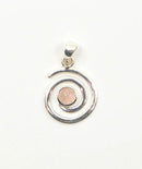 Anhänger Spirale mit Rosenquarz - Mana Kendra GmbH