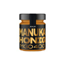 ANUK Manuka-Honig MGO400+ in Glas, naturbelassen, goldgelb, mit cremiger Konsistenz, hochwertiger Honig aus Neuseeland