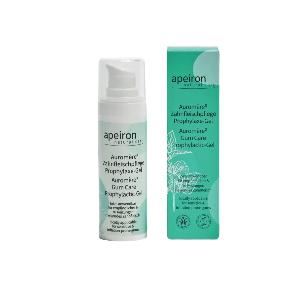 Apeiron Auromère Zahnfleischpflege Prophylaxe Gel in 30ml Flasche, für gesundes Zahnfleisch und Mundpflege, Spa Vivent.