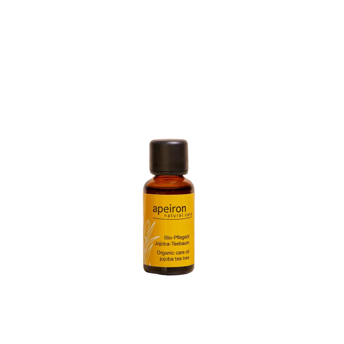Apeiron Bio-Pflegeöl Jojoba-Teebaum in 30ml Flasche, Naturkosmetik-Körperpflege mit Jojoba und Teebaumöl, natürliche Pflege für die Haut.