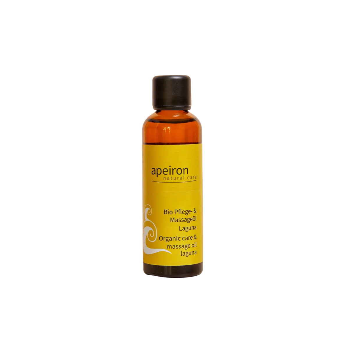 Apeiron Bio Pflegeöl Laguna von Spa Vivent, 75ml, Bernsteinfarbenes Massageöl mit natürlichen Inhaltsstoffen.