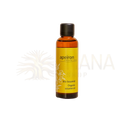 Apeiron bio sesamöl 75 ml in bernsteinfarbener glasflasche mit schwarzem deckel und gelbem blumigem etikett, apeiron organic sesame aus mana shop bern