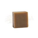 Ein rechteckiger stück amberfarbener apeiron foot callus peeling soap 100g mit leicht strukturierter oberfläche