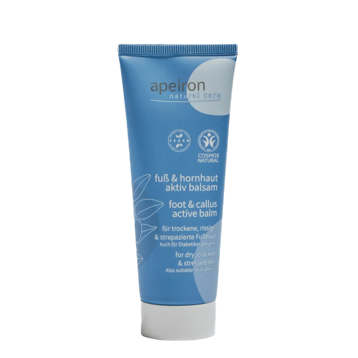 Spa Vivent Apeiron Fuß- und Hornhautaktiv-Balsam, 75ml, für gepflegte, geschmeidige Füße, pflegt Hände und Füße.