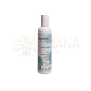 A white bottle of apeiron keshawa volumen spülung volumen conditioner 200ml with minimalist teal label in german and english