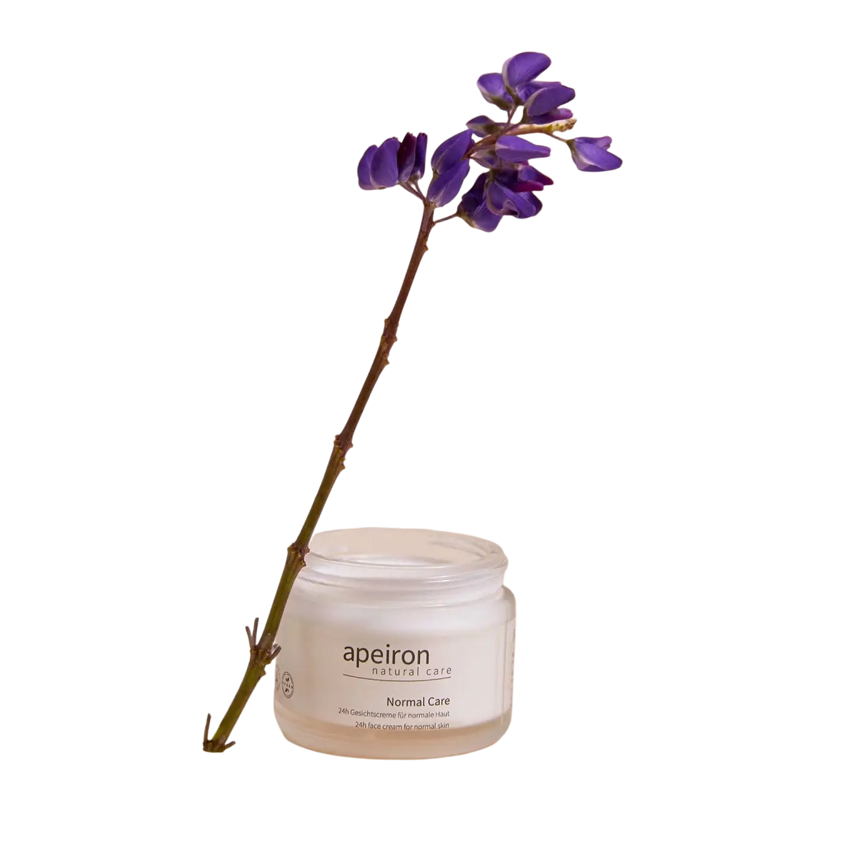 Apeiron Normal Care Körperpflege in 50 ml Glasbehälter, natürliche Pflege für normale Haut von Spa Vivent