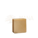 Ein solider, blassgelber apeiron vegetable oil seifenblock mit glatten kanten für eine sanfte reinigung oil soap brahmi