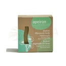 Apeiron pflanzenöl-seife brahmi 100g in braunem und türkisfarbenem karton mit olivgrünem öl soap brahmi für sanfte reinigung